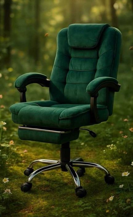 Компьютерне крісло офісне велюрове Q11 кресло офисное компьютерное