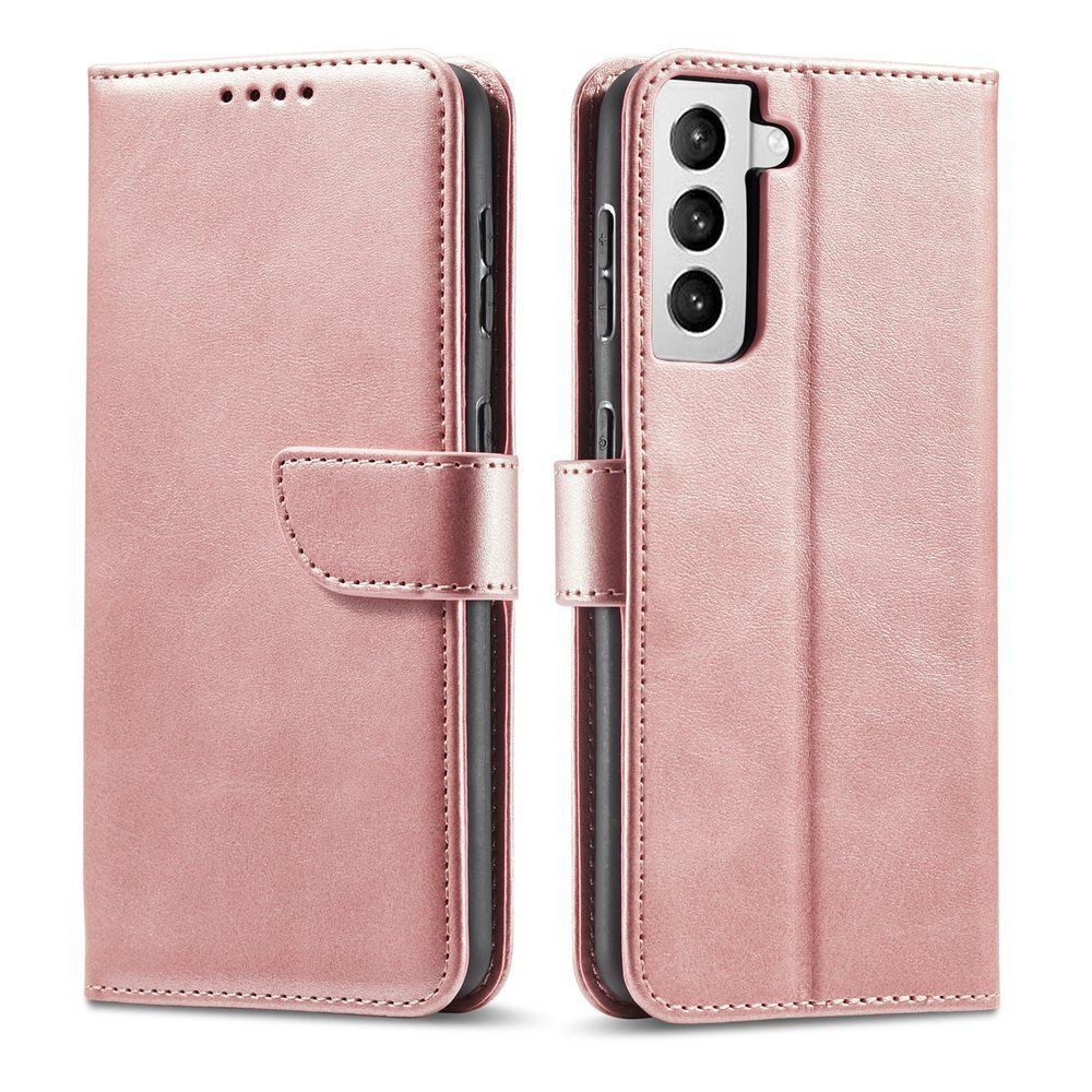 Etui Pokrowiec Z Klapką Braders Samsung Galaxy S21 Ultra 5G Różowy