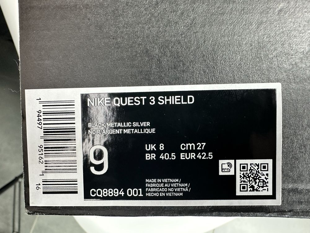 Оригінал! Нові в коробці кросівки NIKE QUEST 3 SHIELD GORE-TEX 42-43 р