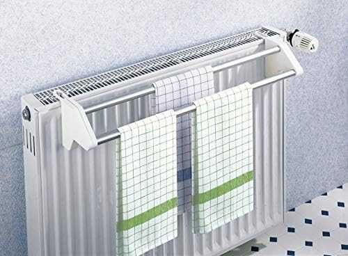Wenko Suszarka Do Ubrań Twin Aluminiowa 60 x 13 x 11,5 Cm