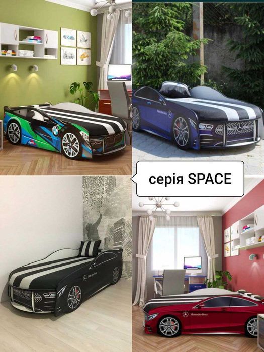 Кровать машина з матрасом/ліжко машина/диван авто/Безкоштовна доставка