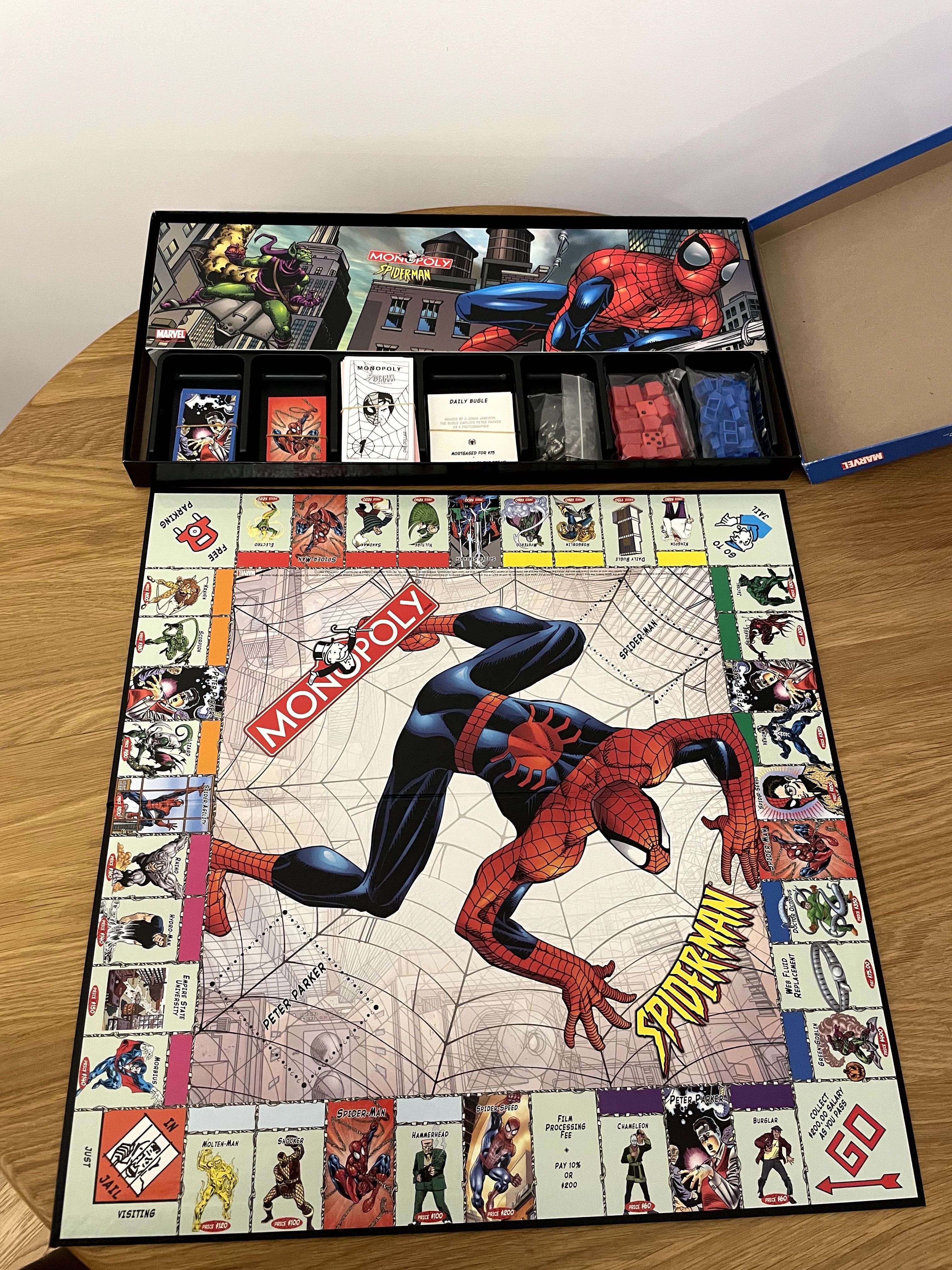 Kolekcjonerski Monopoly Spider-Man Collector’s Edition