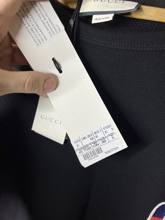 Свитшот олимпийка кофта Gucci оригинал размер XL