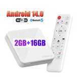 NOVO - H96 Max H313 - 2GB/16GB/Android 14/Branca