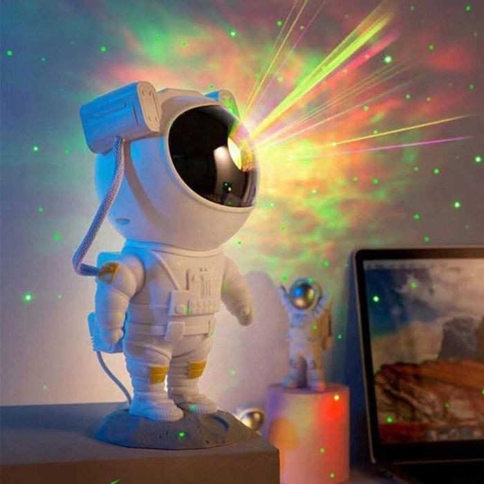 Projektor gwiazd lampka nocna Astronauta LED Gwiezdne niebo