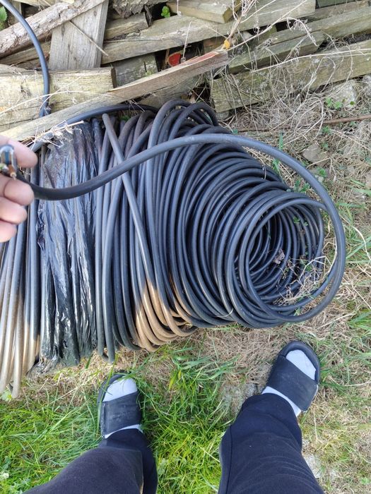 Kabel ziemny 3×6.  8 zł za metr