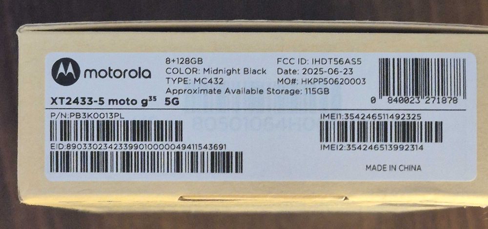 Motorola moto g35