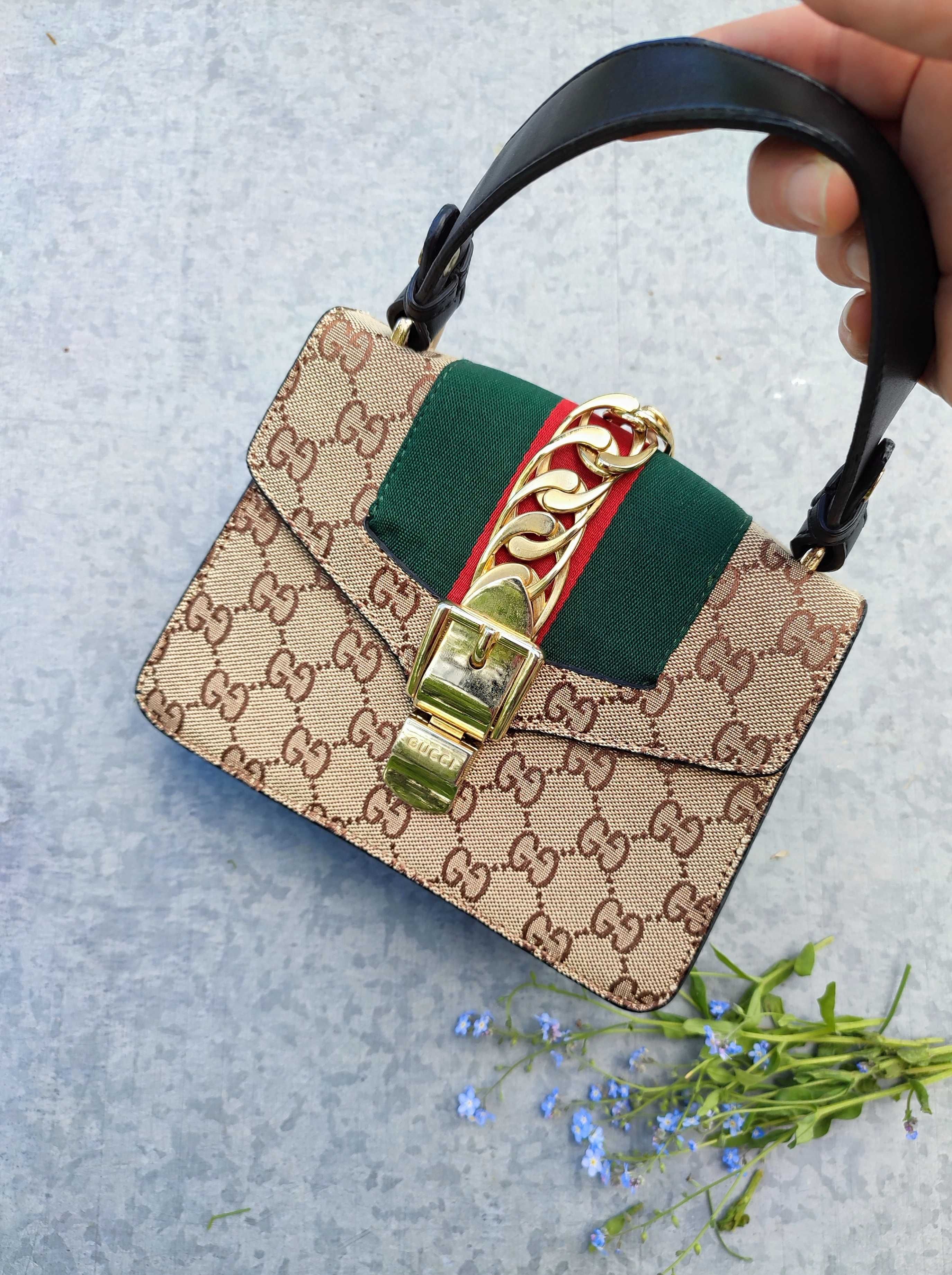 Маленька жіноча сумка сумочка клатч Gucci.