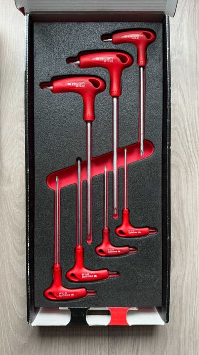 FACOM zestaw kluczy imbus + torx w piankach do wózka