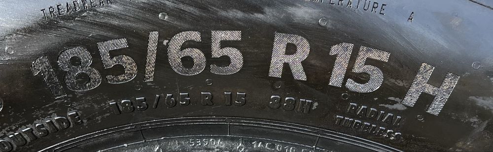 Шины б у с европи 185/65R15 лето