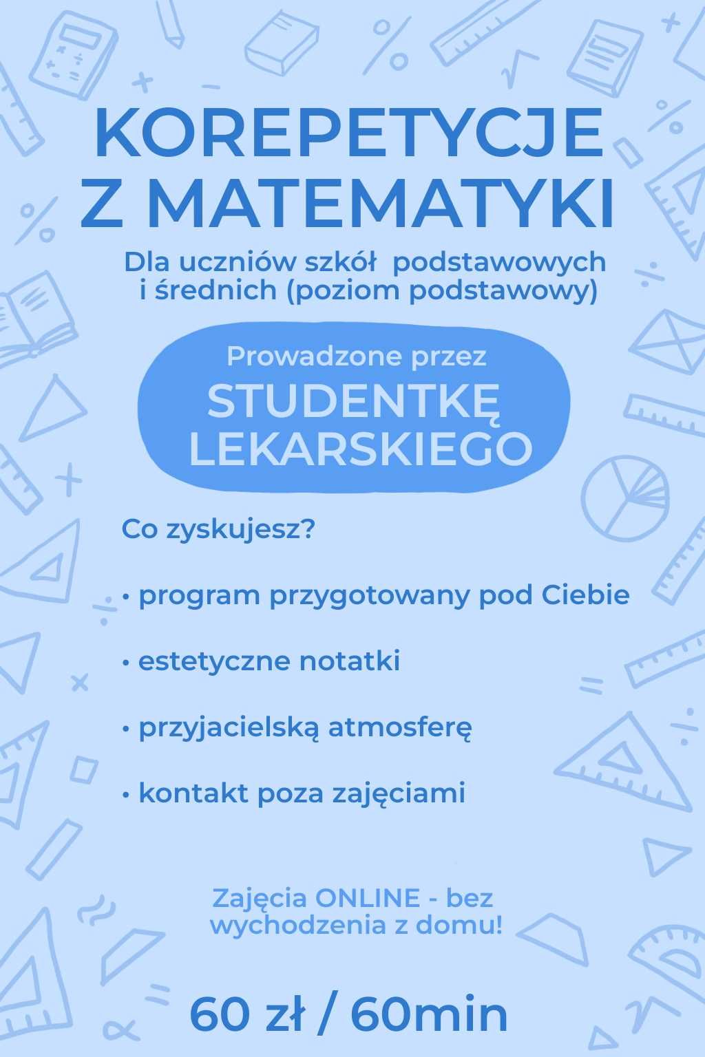 Korepetycje Matematyka ONLINE