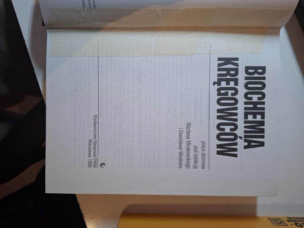 Biochemia kręgowców - W. Minakowski