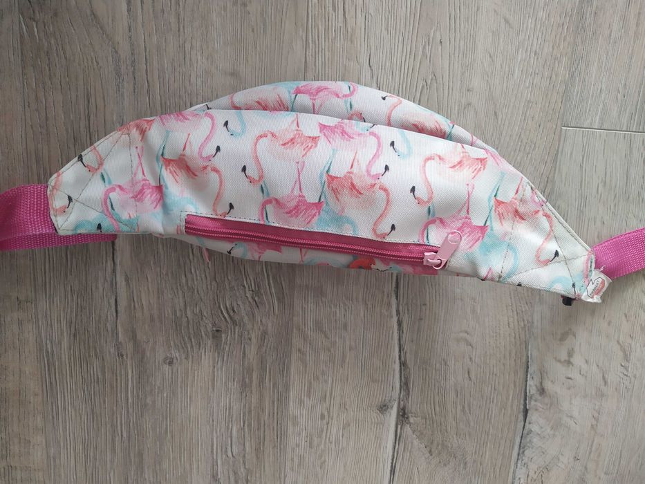 NERKA saszetka z flamingami dla dzieci dziewczęca młodzieżowa