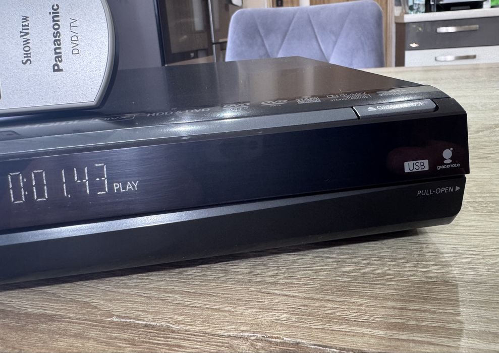 Panasonic DMR-EX72S #Nagrywarka DVD HDD #160 GB #DVB-S #USB #HDMI #DV