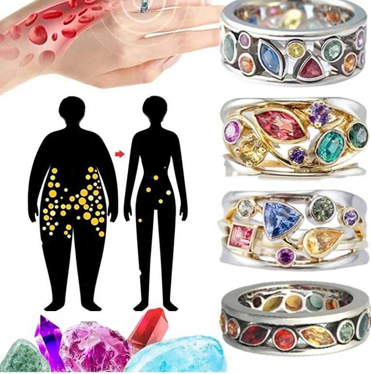 pierścień Torina kryształowy kamień jonix uzdrawiający pierścionek