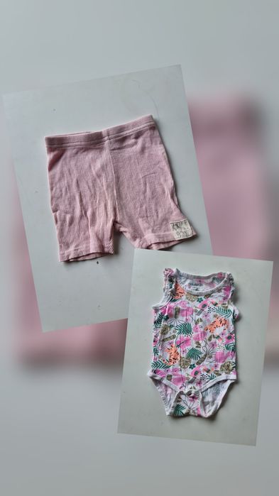 Paczka ubrań dla dziewczynki rozmiar 74