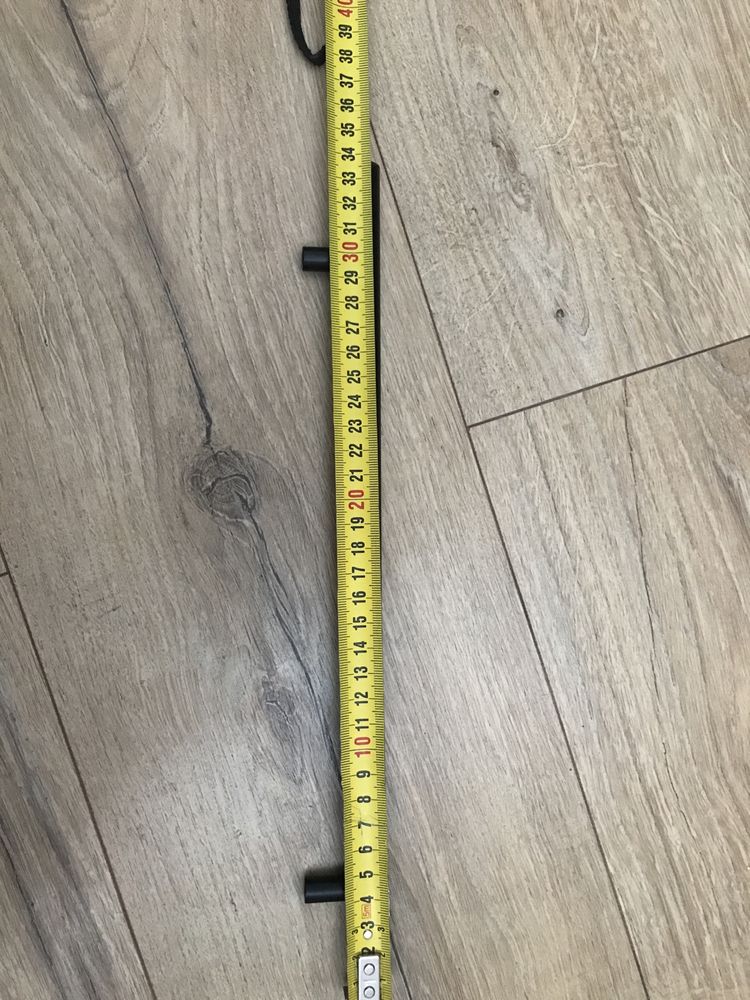 Uchwyt ikea czarny do szafki 34 cm