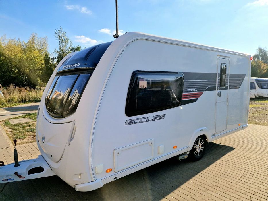 SWIFT Eccles Topaz  LUX Przyczepa, Duża Łazienka z Osobna Kabina Prysznicową, napęd MOVER