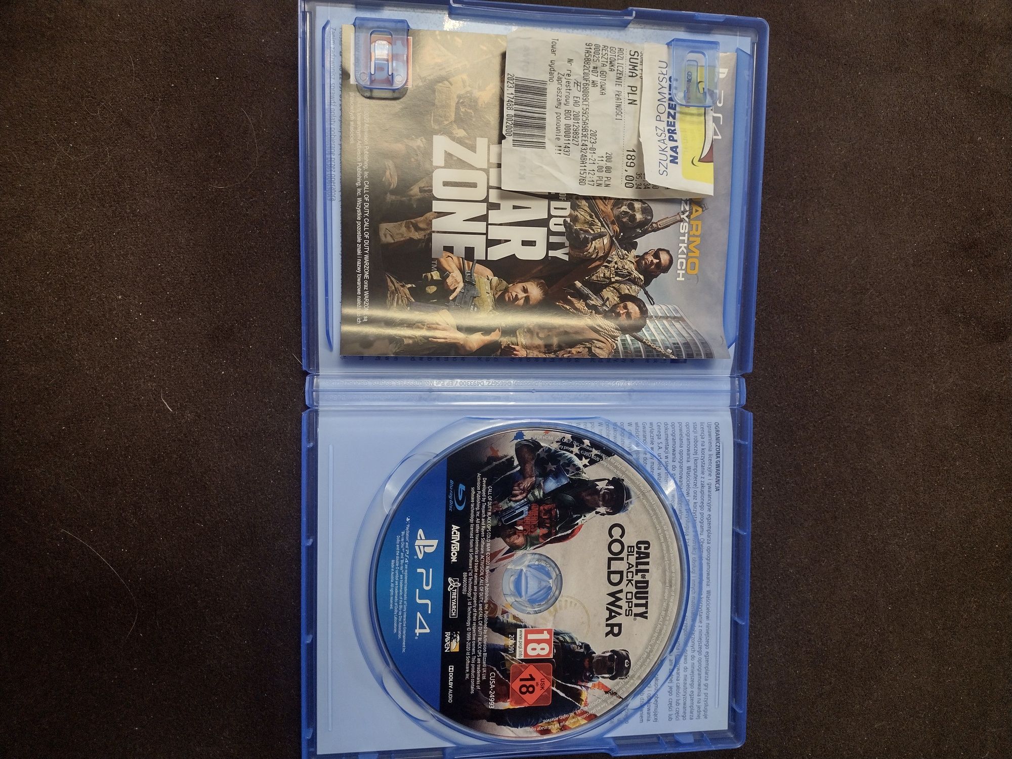 Gra call of duty Black ops cold war PS4