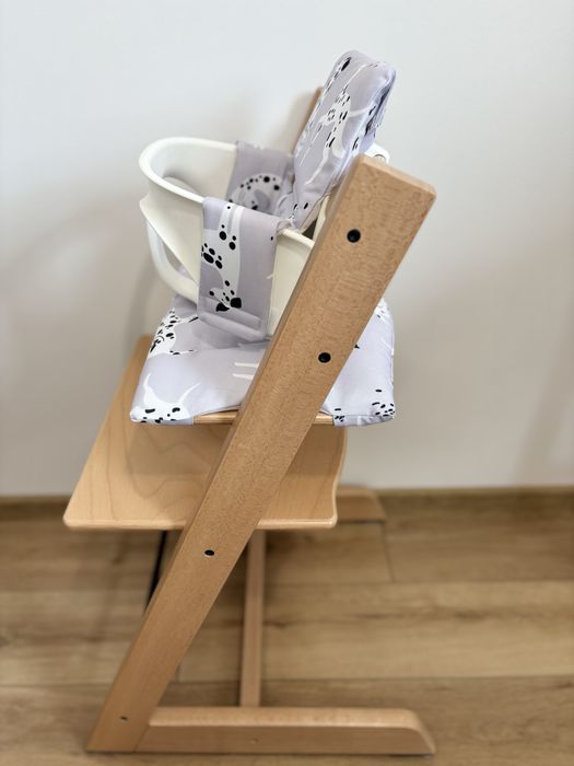 Poduszki wodoodporne do Stokke Tripp Trapp 2w1 dalmatyńczyki pokrowce