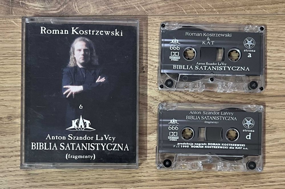 Kaseta KAT Roman Kostrzewski „Biblia Satanistyczna” 2MC