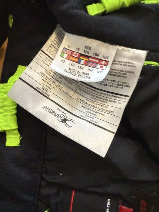 Spodnie narciarskie spyder zielone