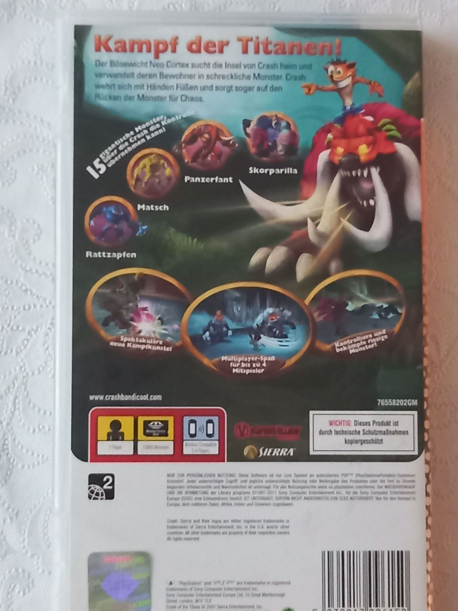 Crash Titans psp