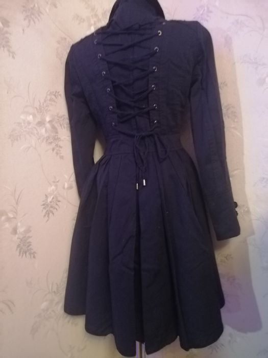 Платье милитари темно синее 36 размер