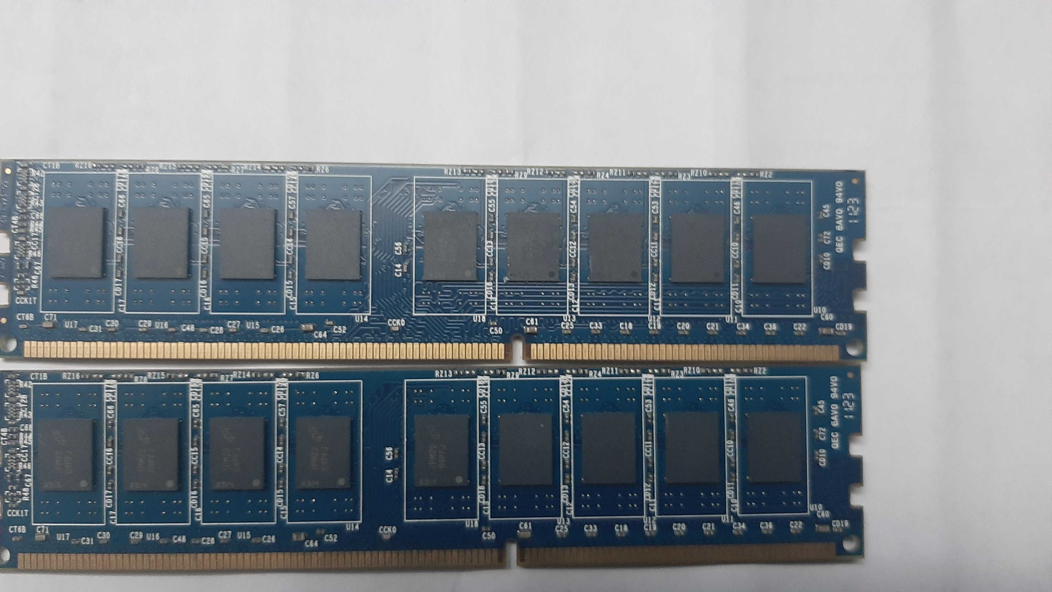 8GB (2 по 4GB) DDR3 1333MHz, PC3 10600E 2Rx8 RAM ECC память