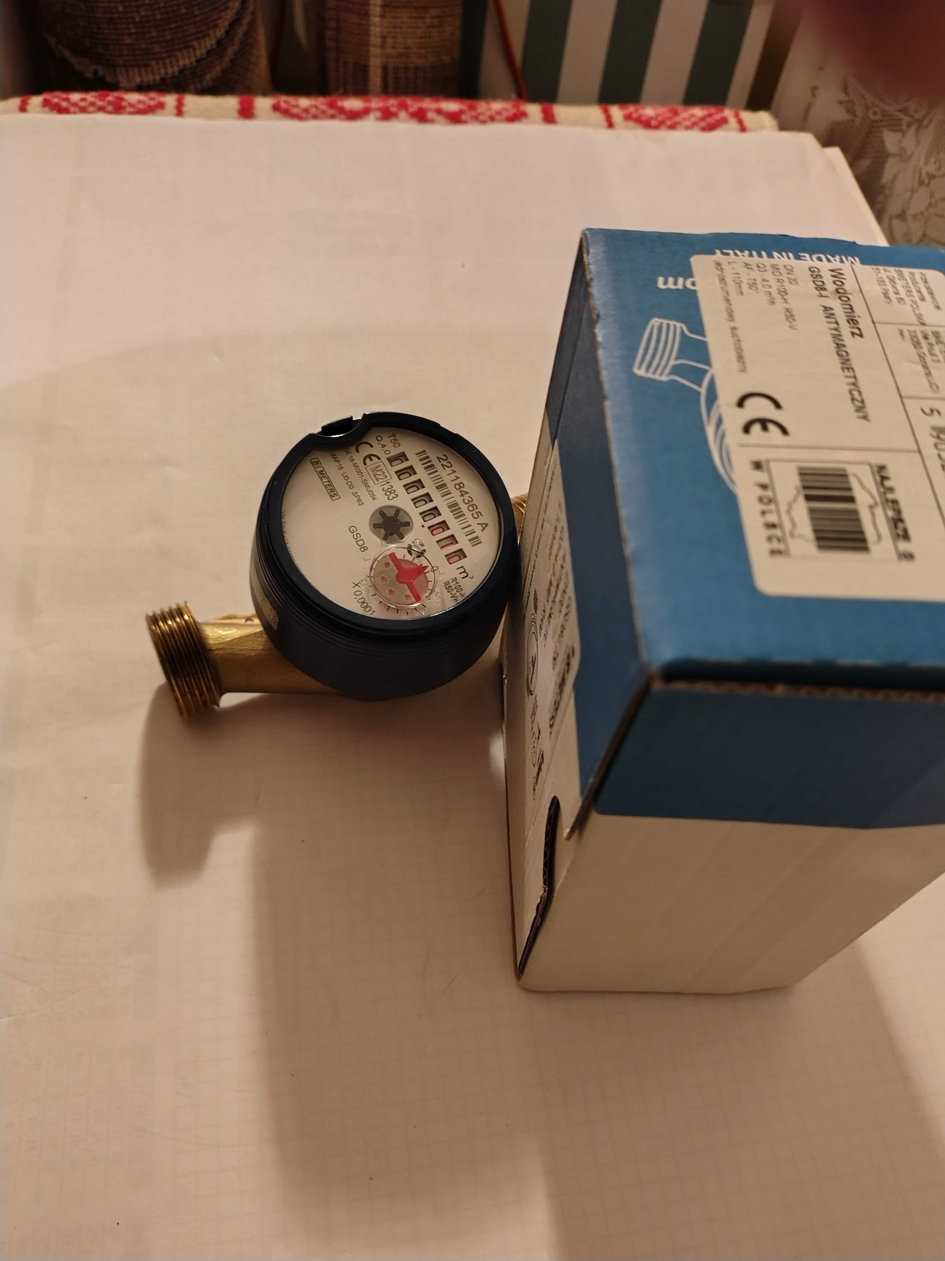 BMETERS Wodomierz do wody zimnej GSD-I  DN20 3/4" NOWY  4m3/h