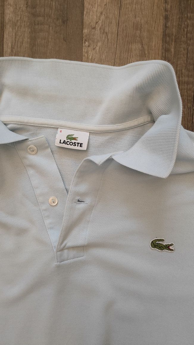 świetna koszulka polo LACOSTE roz 6  w super stanie