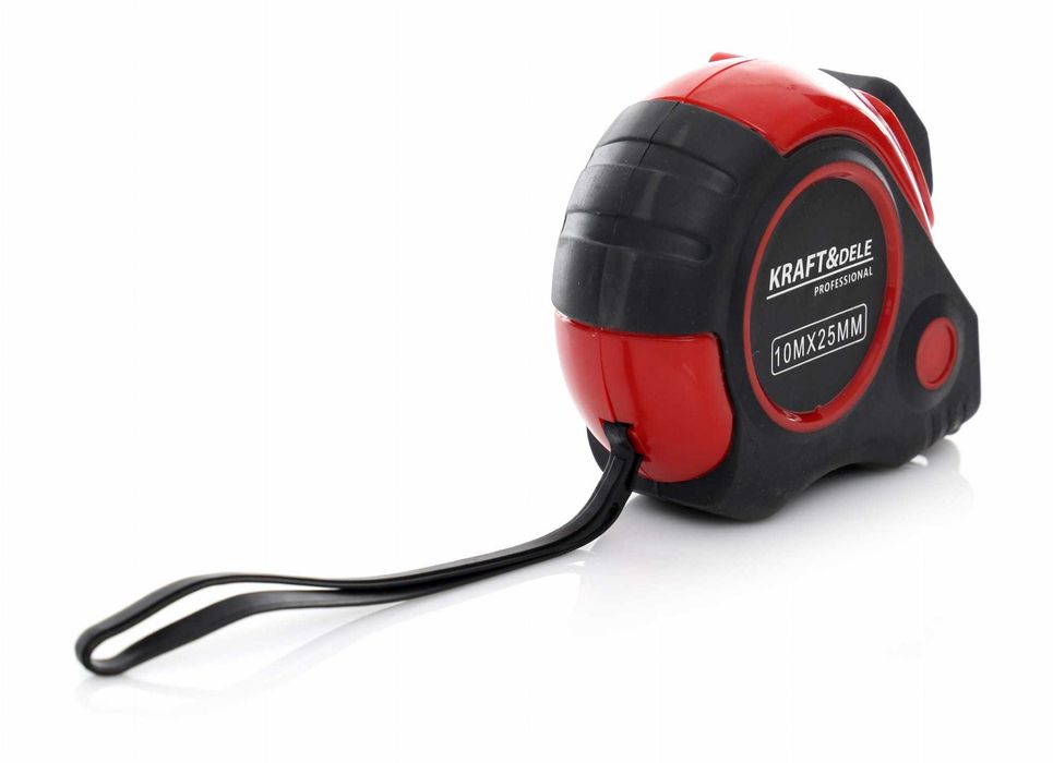 METRÓWKA MIARKA MIARA ZWIJANA Taśma Miernicza Gumowa Blokadą 10M x16mm