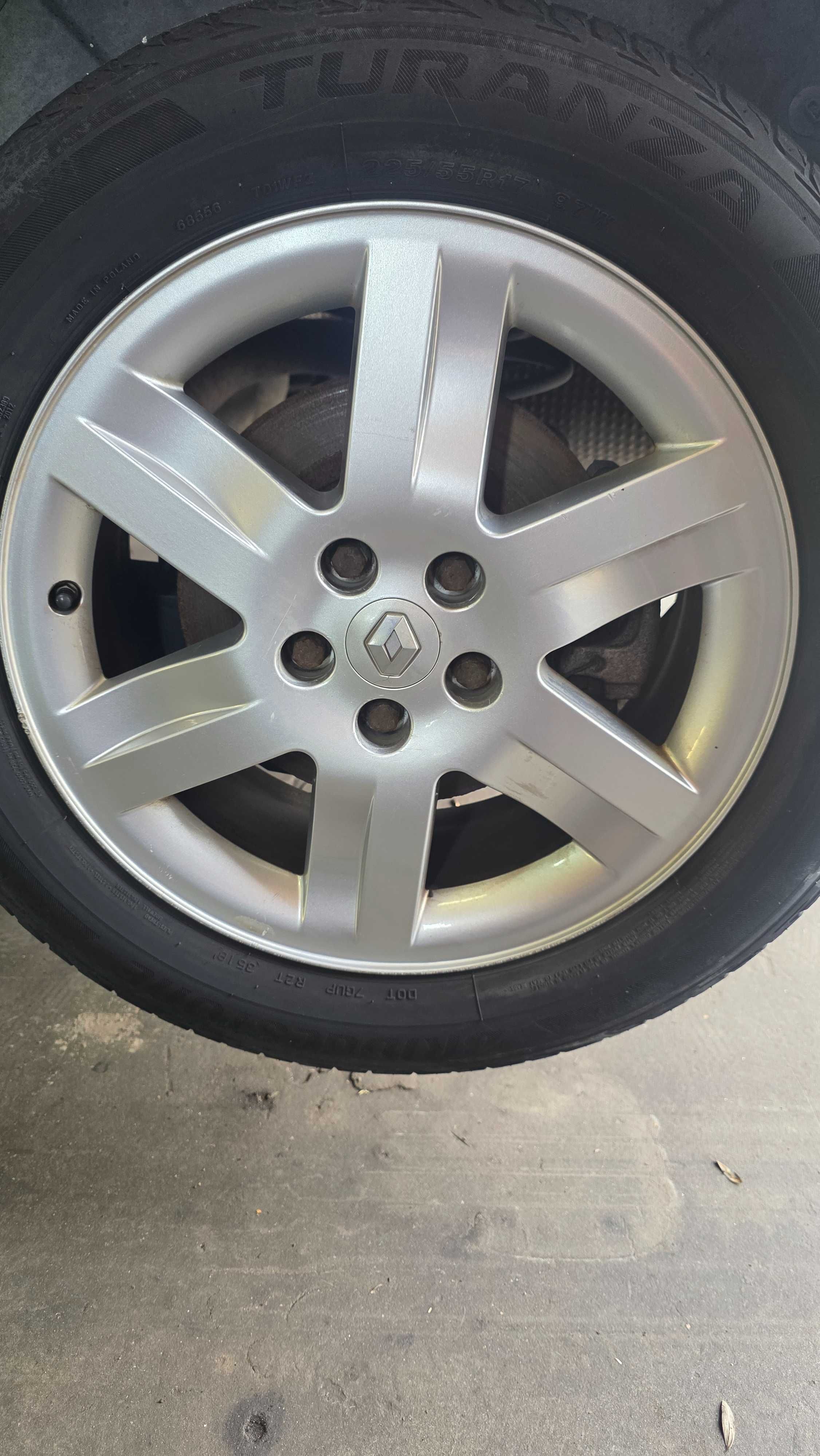Felgi aluminiowe alufelgi koła renault espace IV 17" 5x108