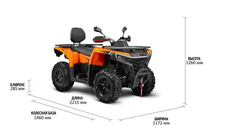 Квадроцикл ODES Pathcross 525-L EPS 2025р