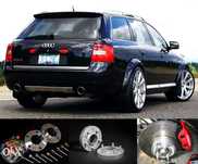 NOWE DYSTANSE +śruby, AUDI A6 C4 C5 C6 C7, sklep 24H! FVAT! Tuning!
