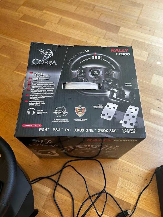 Kierownica COBRA Rally GT900 (PC/PS3/PS4/XBOX ONE/SWITCH)