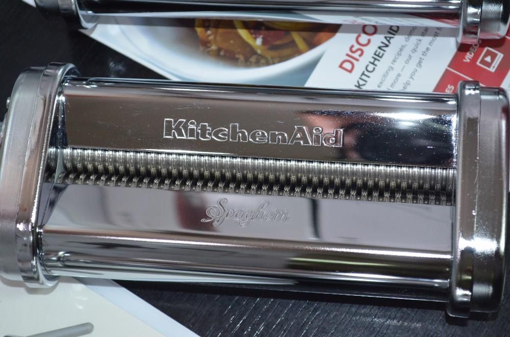 KitchenAid 5KSMPRA тестораскатка и ножи роликовые фетучини спагетти