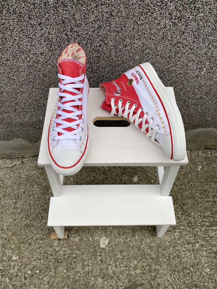 Кеди Converse Chuck Taylor High X Andy Warhol Campbell Soup