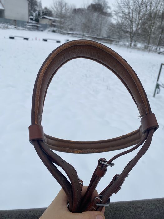 Ogłowie full  brązowe