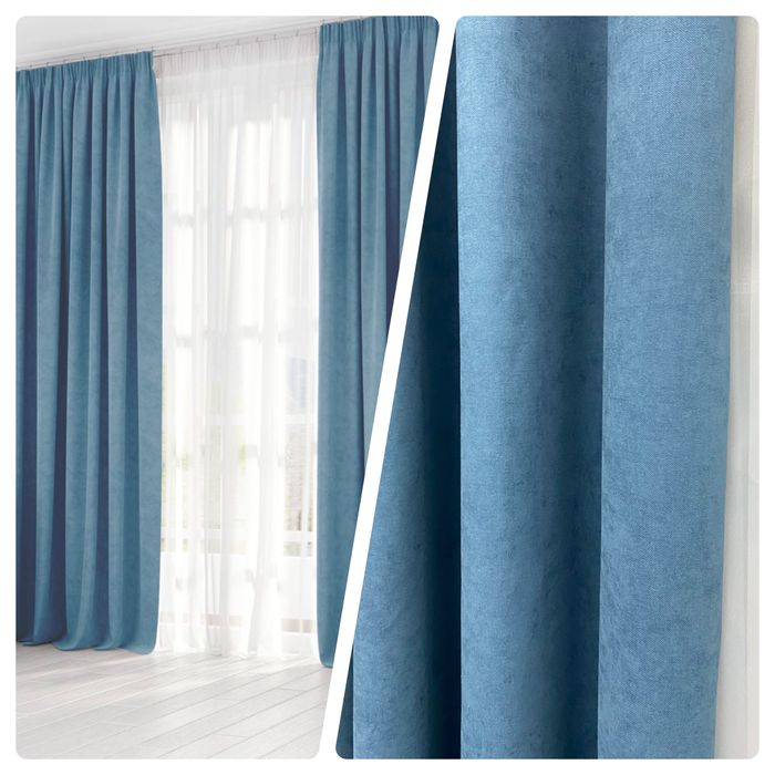 Готовая штора микровелюр цвет на выбор смотрите все фото Киев