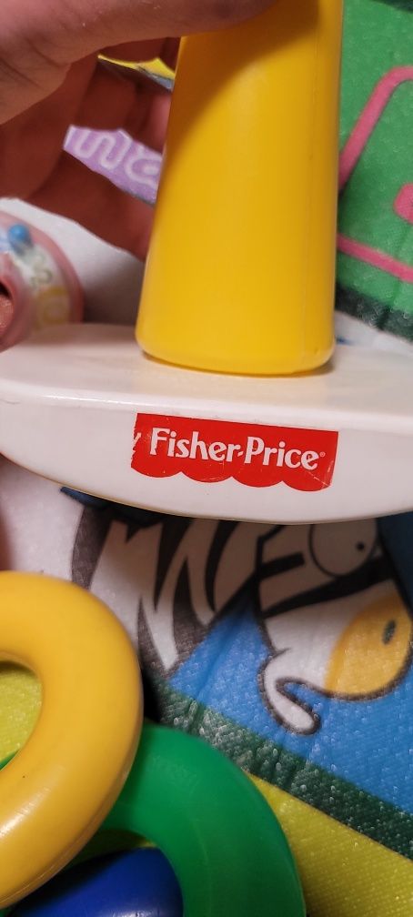 Пірамідка  дитяча fisher price фишер прайс