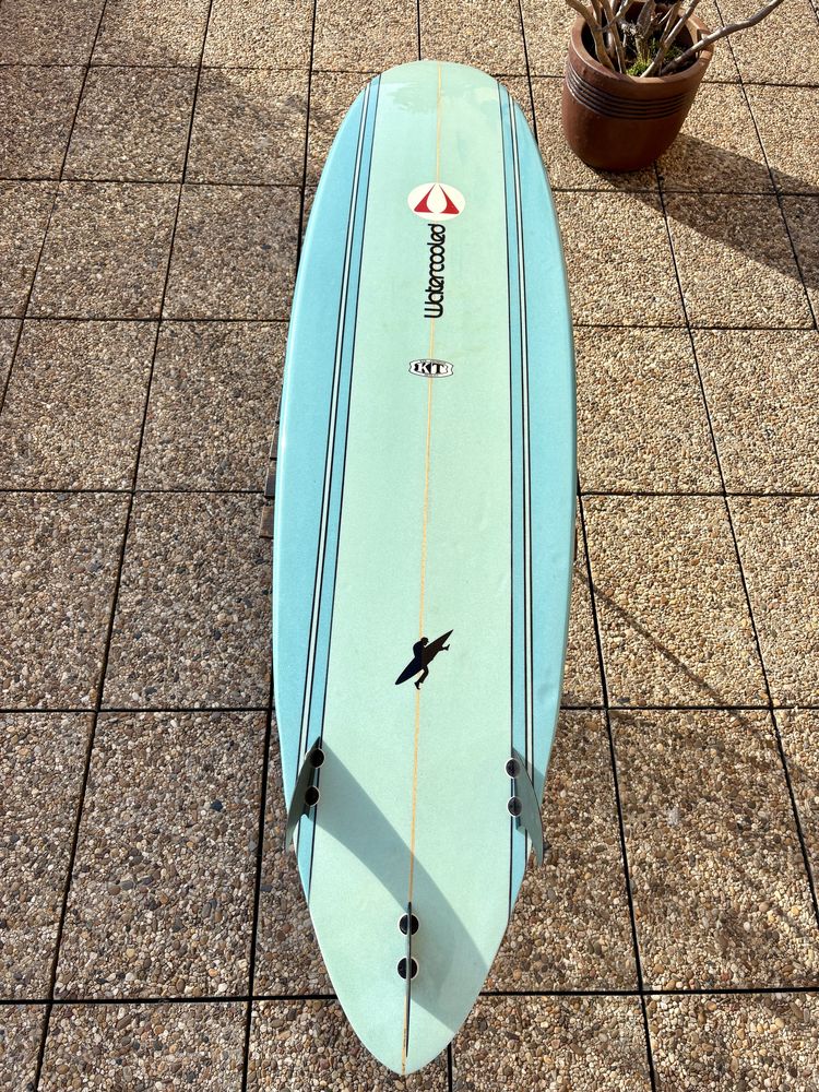 Prancha de Surf Watercooled 7.2 + Meia de Proteção Island Style