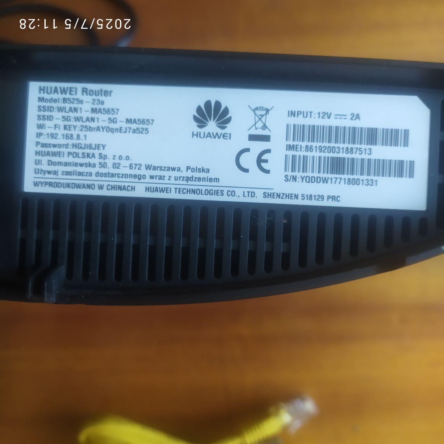 Huawei router M;, B525s