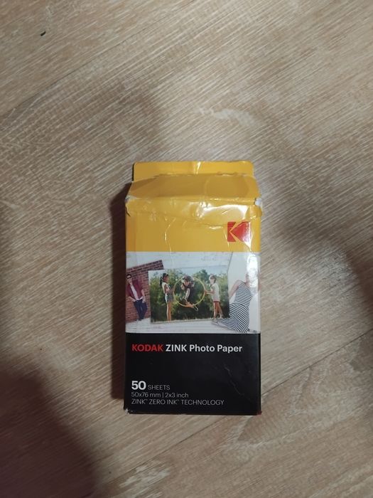 Kodak zink papel de foto