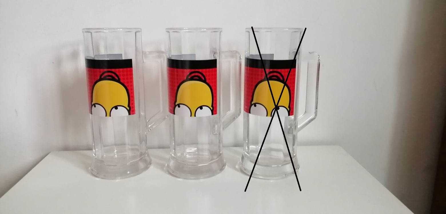 Caneca de Cerveja The Simpsons / The Simpsons beer mugs