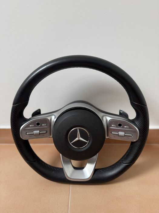 Volante Mercedes+airbag AMG com patilhas