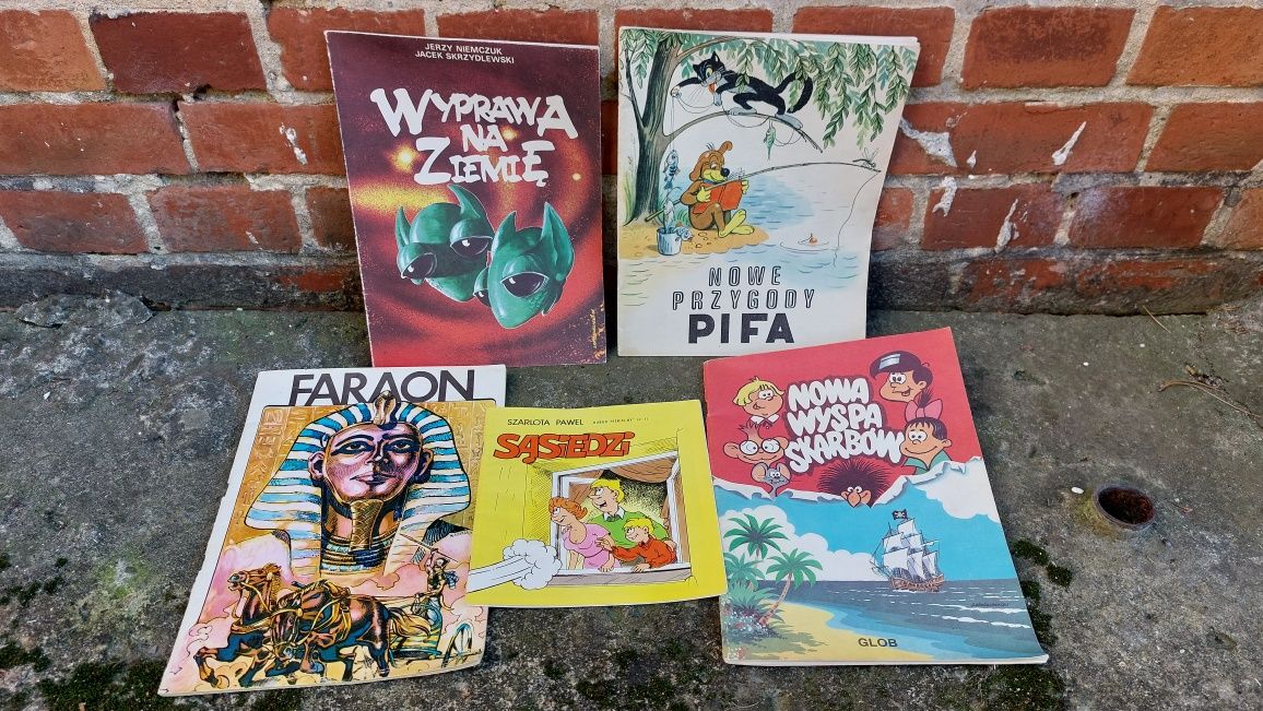 Stare komiksy PRL, 45 szt.