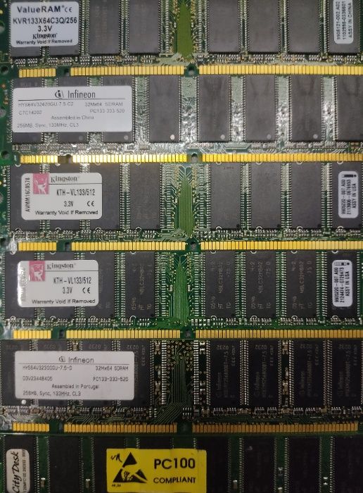 Memorias ddr, ddr2, ddr3, sdram Desktop