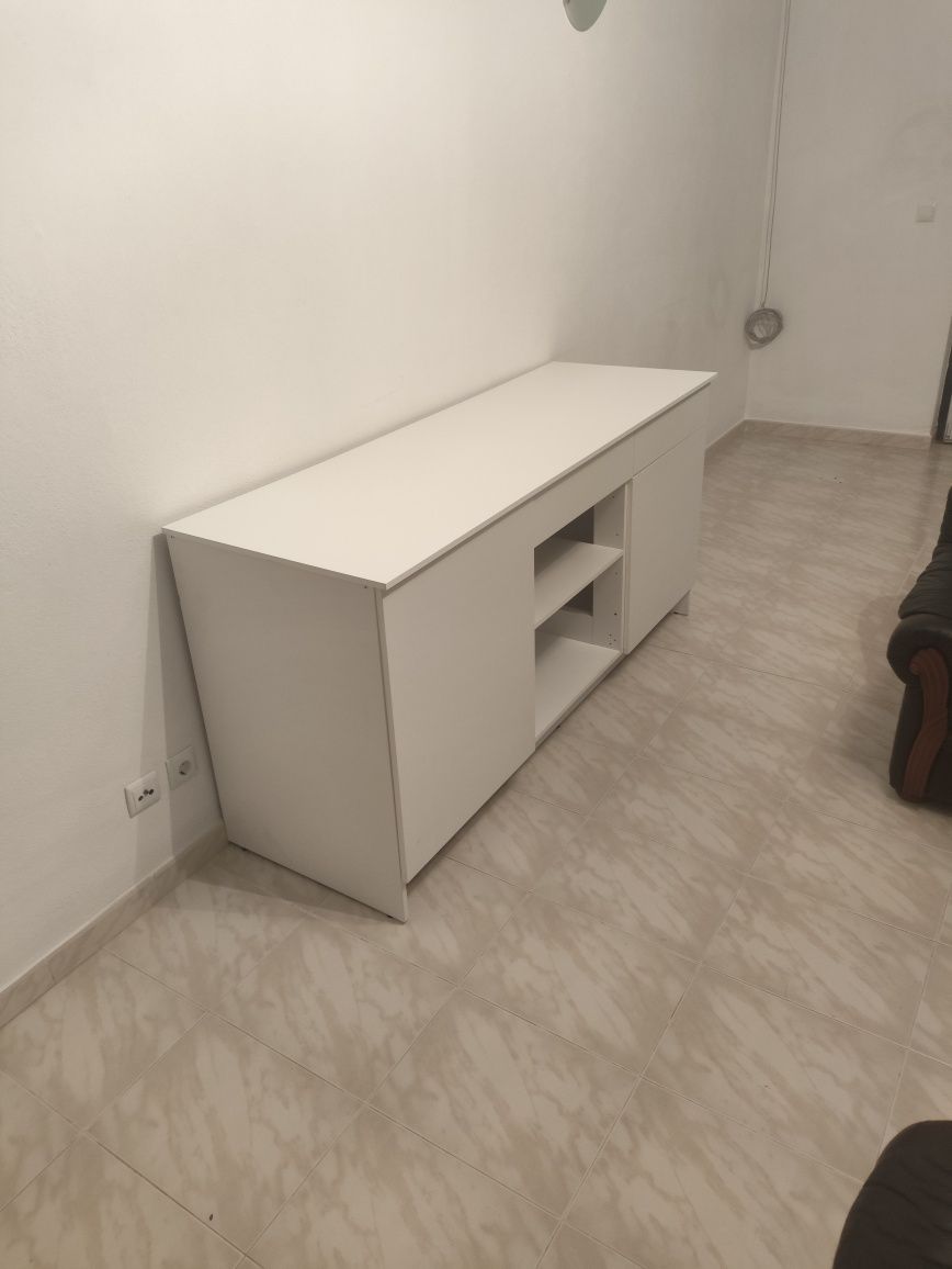 Movel Branco 2 portas 2 Gavetas