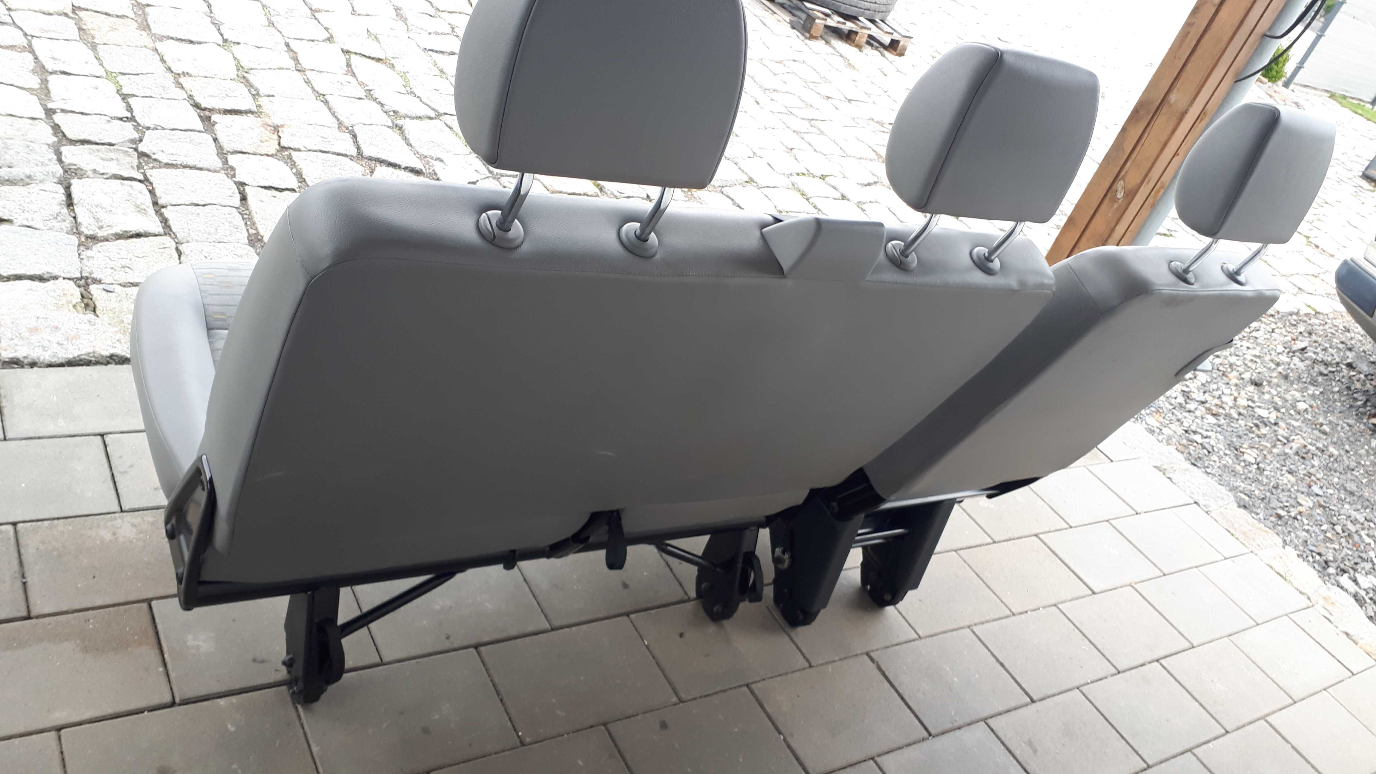 VW T5 caravelle ławka siedzenie fotel kanapa drugi rząd (2+1) T6 PLACE